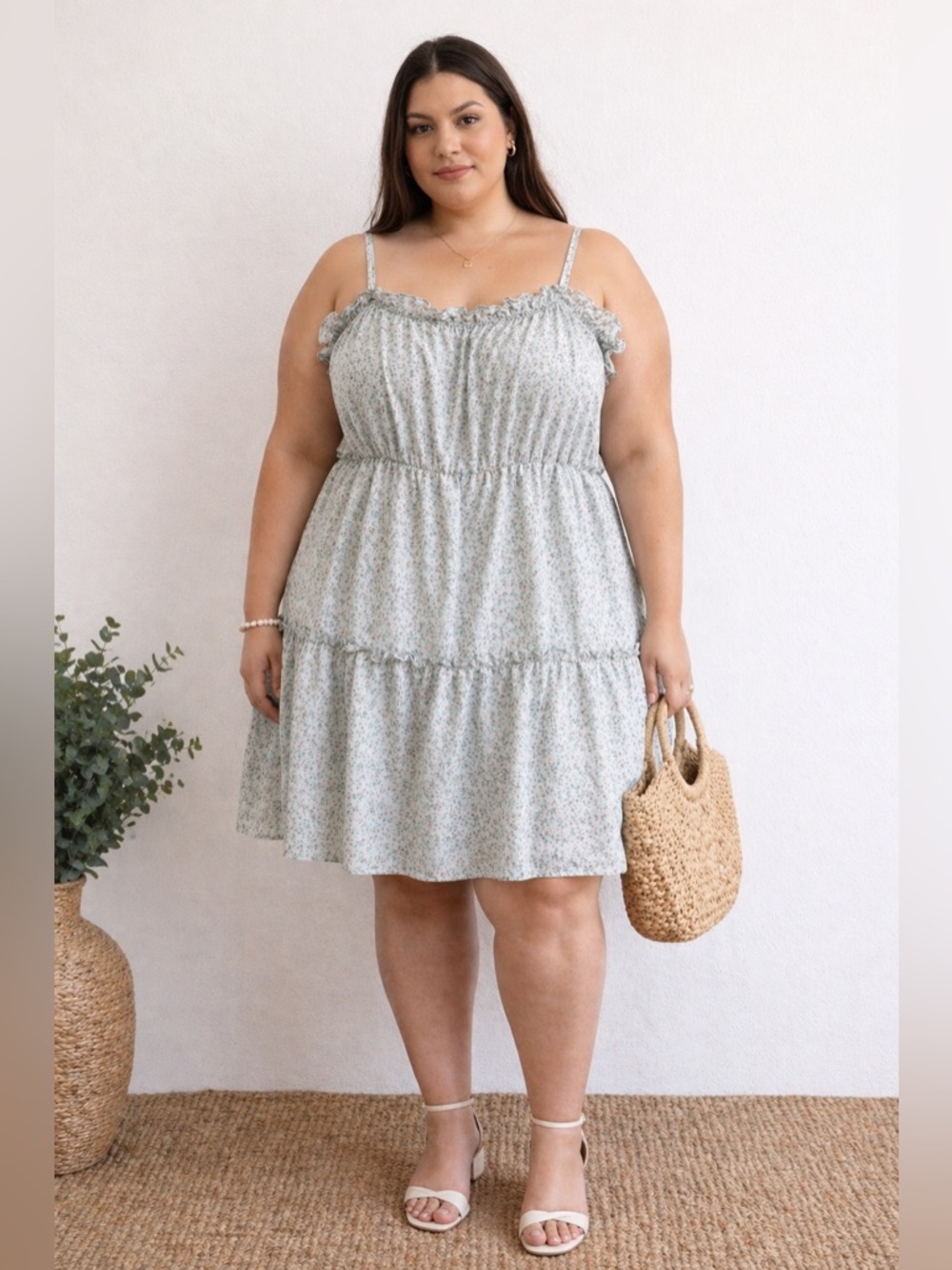 Floral Dress Size 4X Plus Size Floral